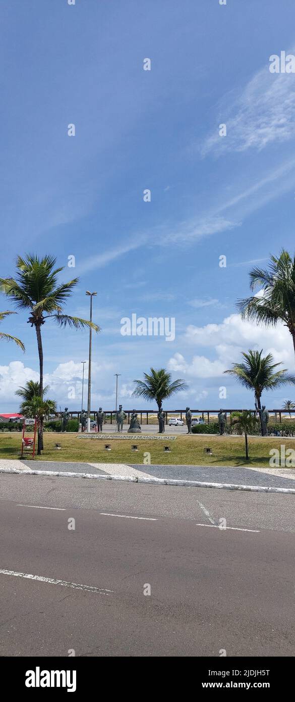 Spiaggia, Orla do Atalaia, Aracaju, Sergipe, Brasile Foto Stock