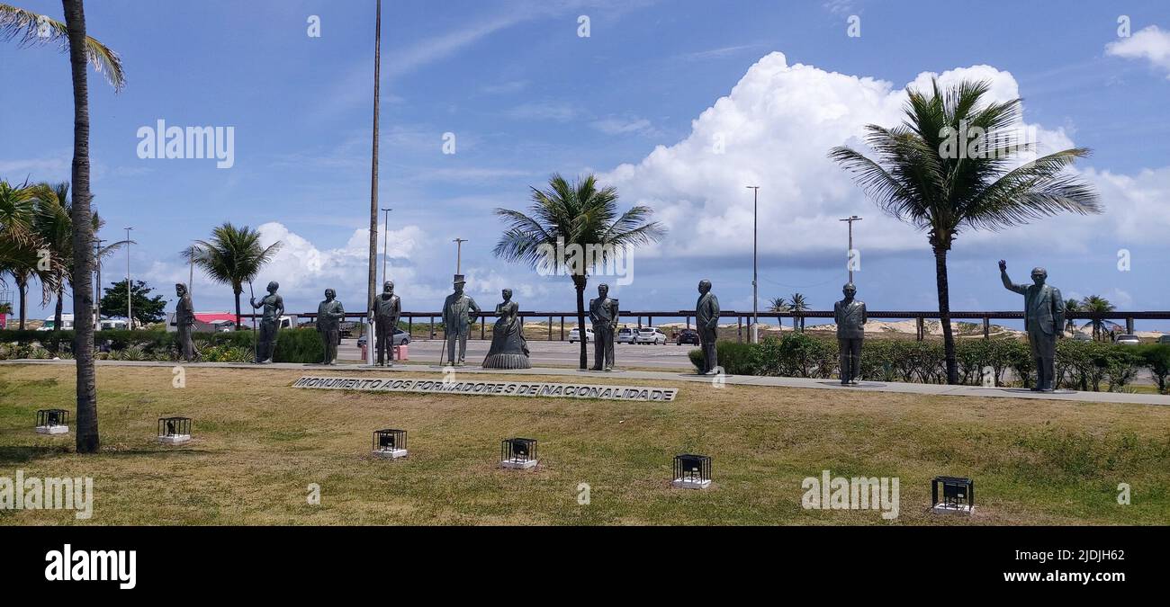 Spiaggia, Orla do Atalaia, Aracaju, Sergipe, Brasile Foto Stock