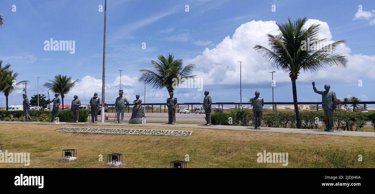 Spiaggia, Orla do Atalaia, Aracaju, Sergipe, Brasile Foto Stock