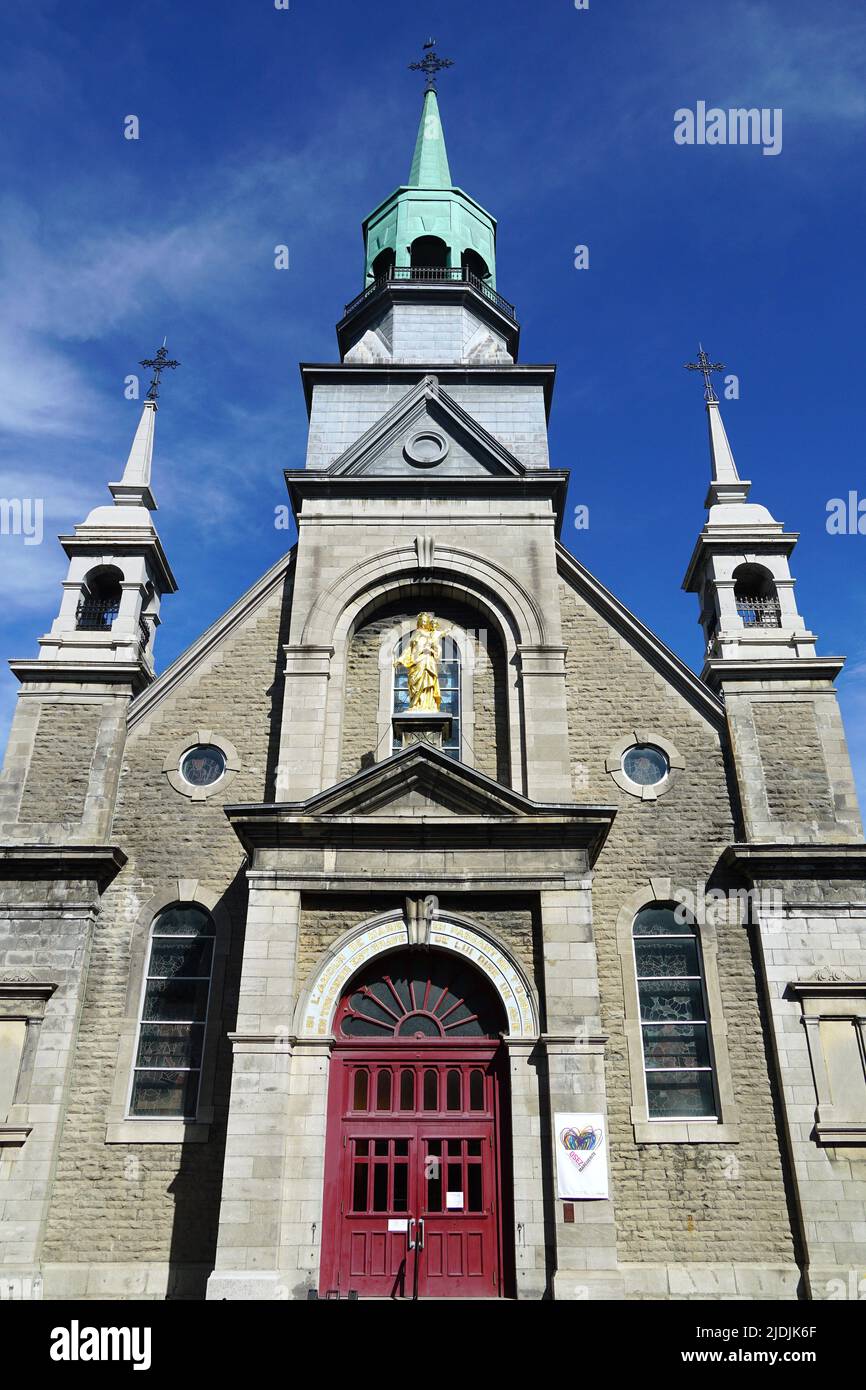 Cappella Notre-Dame-de-Bon-Secours (nostra Signora del buon Aiuto), Montreal, provincia del Quebec, Canada, Nord America Foto Stock
