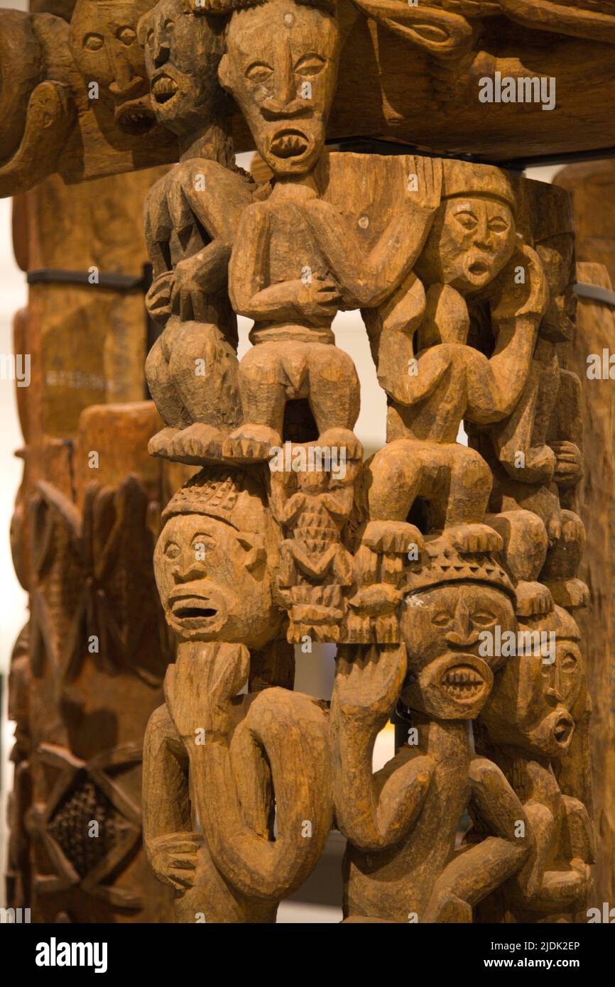 Germania, Berlino, Humboldt Forum, Collezione Etnologica, mostre, Foto Stock