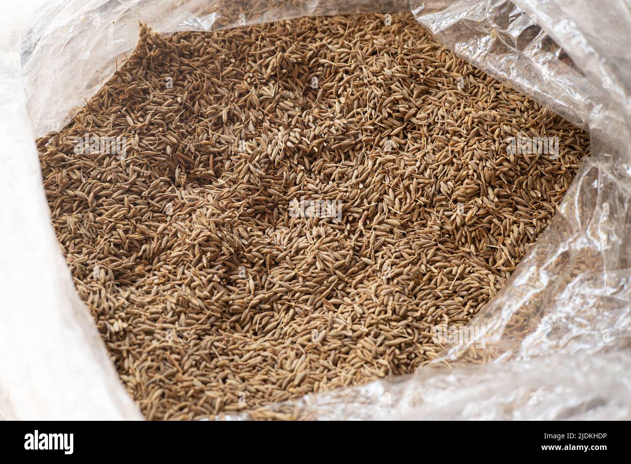 Zira cumins seme secco indiano erbe alimentari ingrediente per favorire e aroma Foto Stock