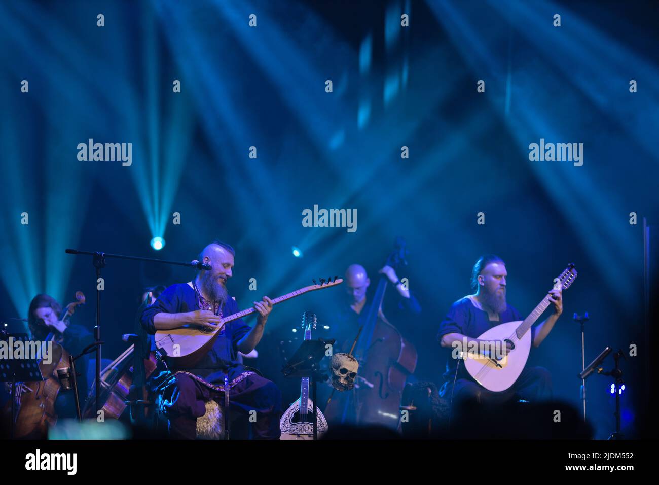 La Fiera Internazionale di Poznań, concerto della Percival band al convegno di Pyrkon Foto Stock