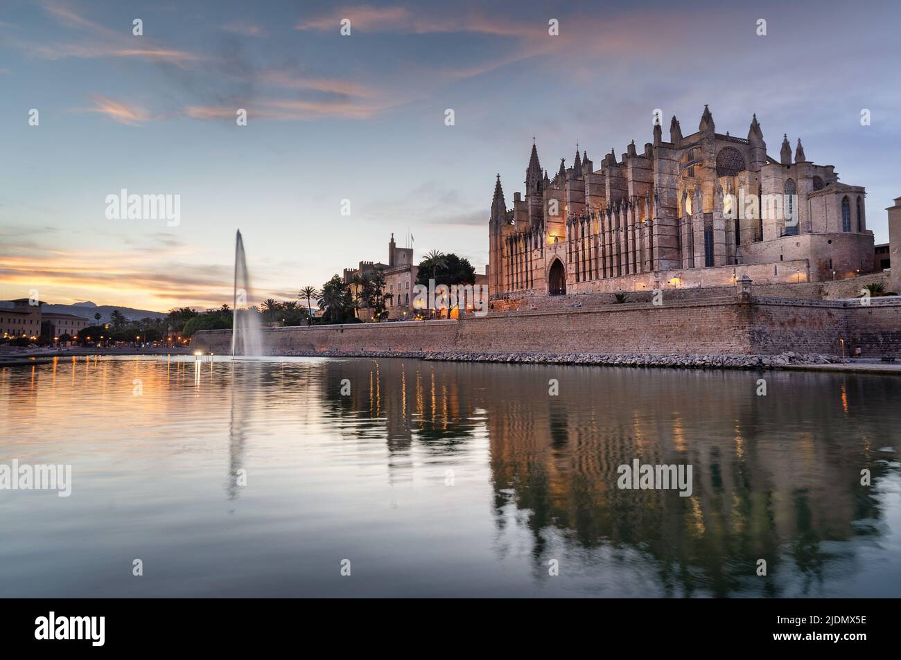 Cattedrale di Palma a Maiorca Foto Stock