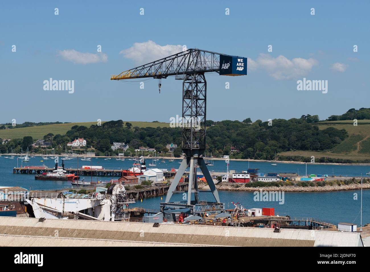 Cantiere Pendennis, Falmouth Foto Stock