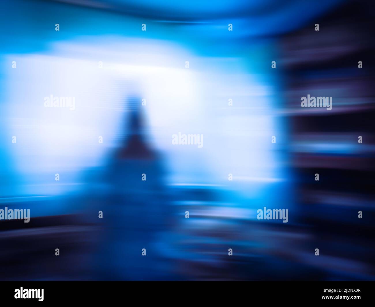 Stazione della metropolitana terminale defocused background concetto. Stazione della metropolitana Interior design astratto sfocatura sfondo. Foto Stock