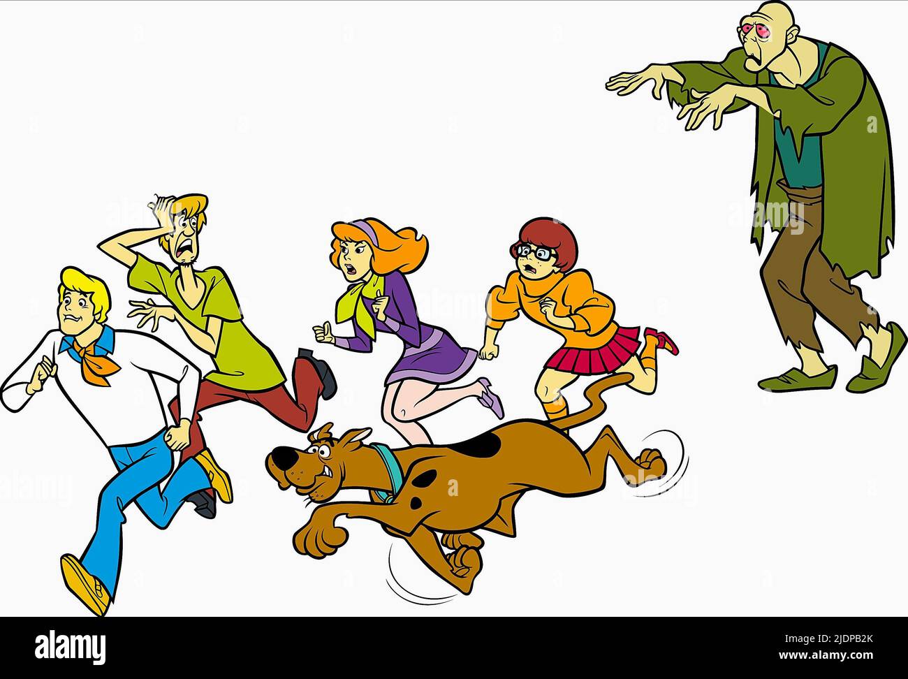 FRED,SHAGGY,DAPHNE,SCOOBY,VELMA,ZOMBIE, SCOOBY-DOO, 1985 Foto Stock