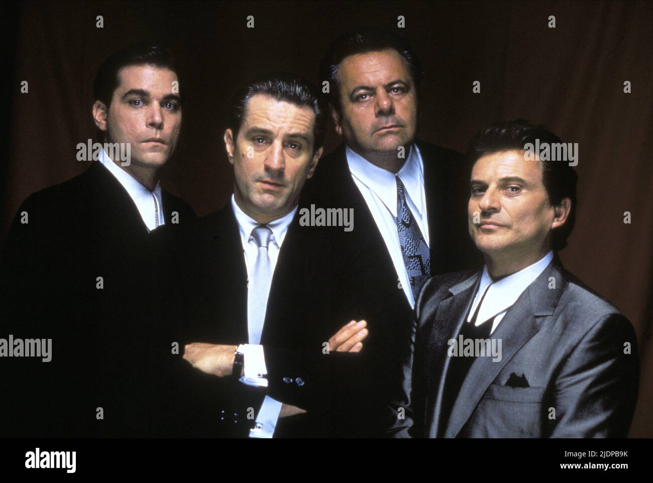 LIOTTA,NIRO,SORVINO,PESCI, GOODFELLAS, 1990 Foto Stock