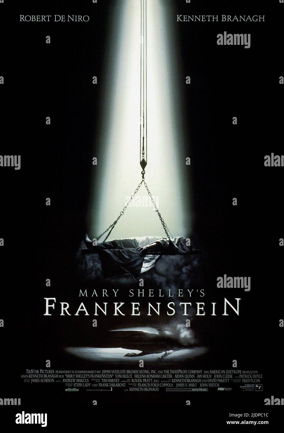 POSTER DEL FILM, Mary Shelley di Frankenstein, 1994 Foto Stock