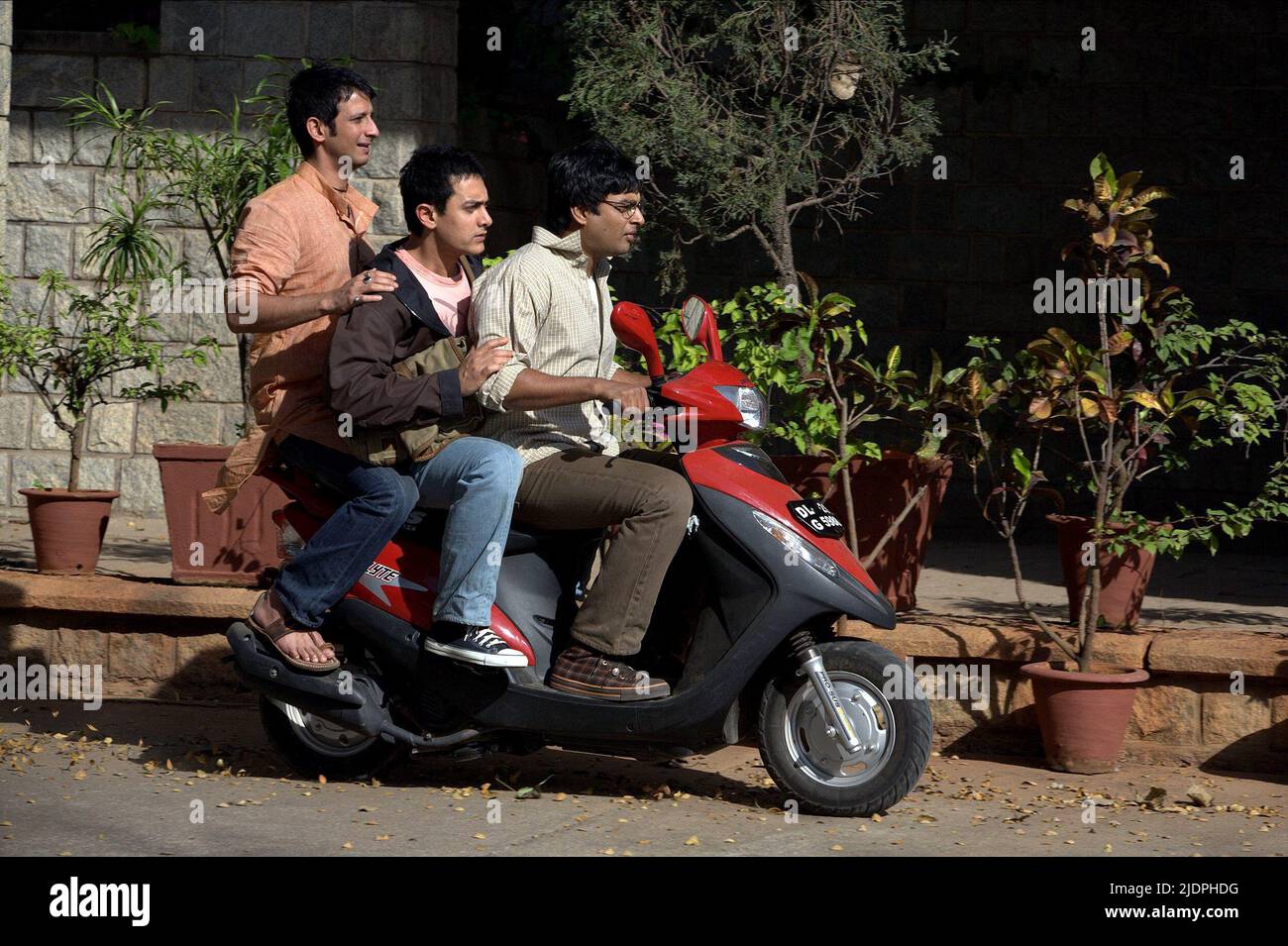 JOSHI,KHAN,MADHAVAN, 3 IDIOTI, 2009, Foto Stock