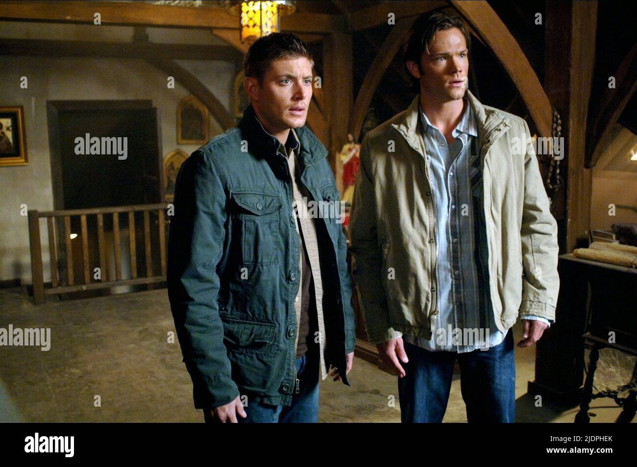 ACKLES,PADALECKI, SOPRANNATURALE : STAGIONE 4, 2008, Foto Stock