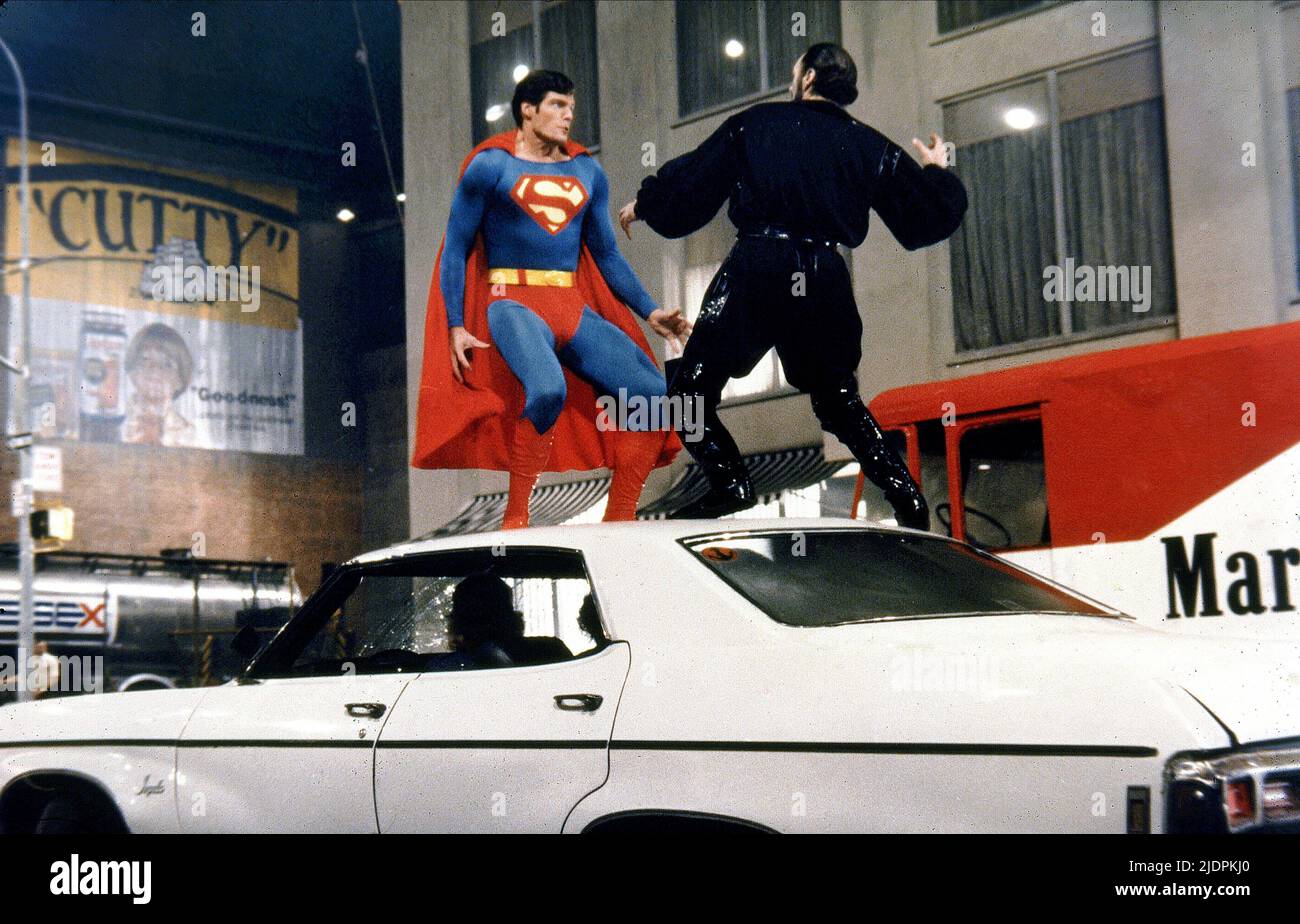 REEVE,timbro, Superman II, 1980 Foto Stock
