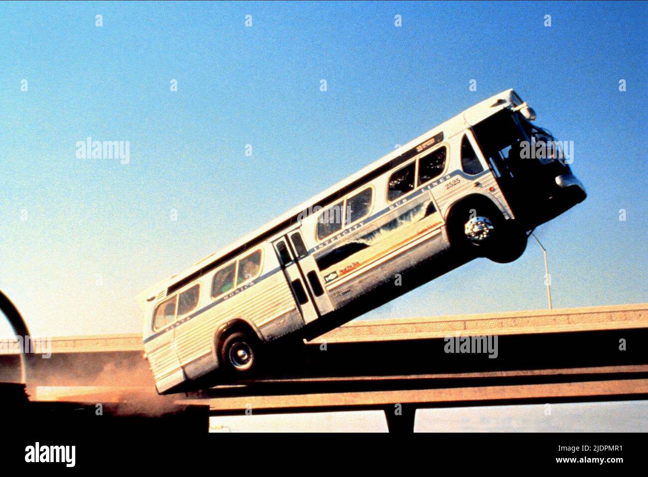BUS scena Stunt, Speed, 1994 Foto Stock