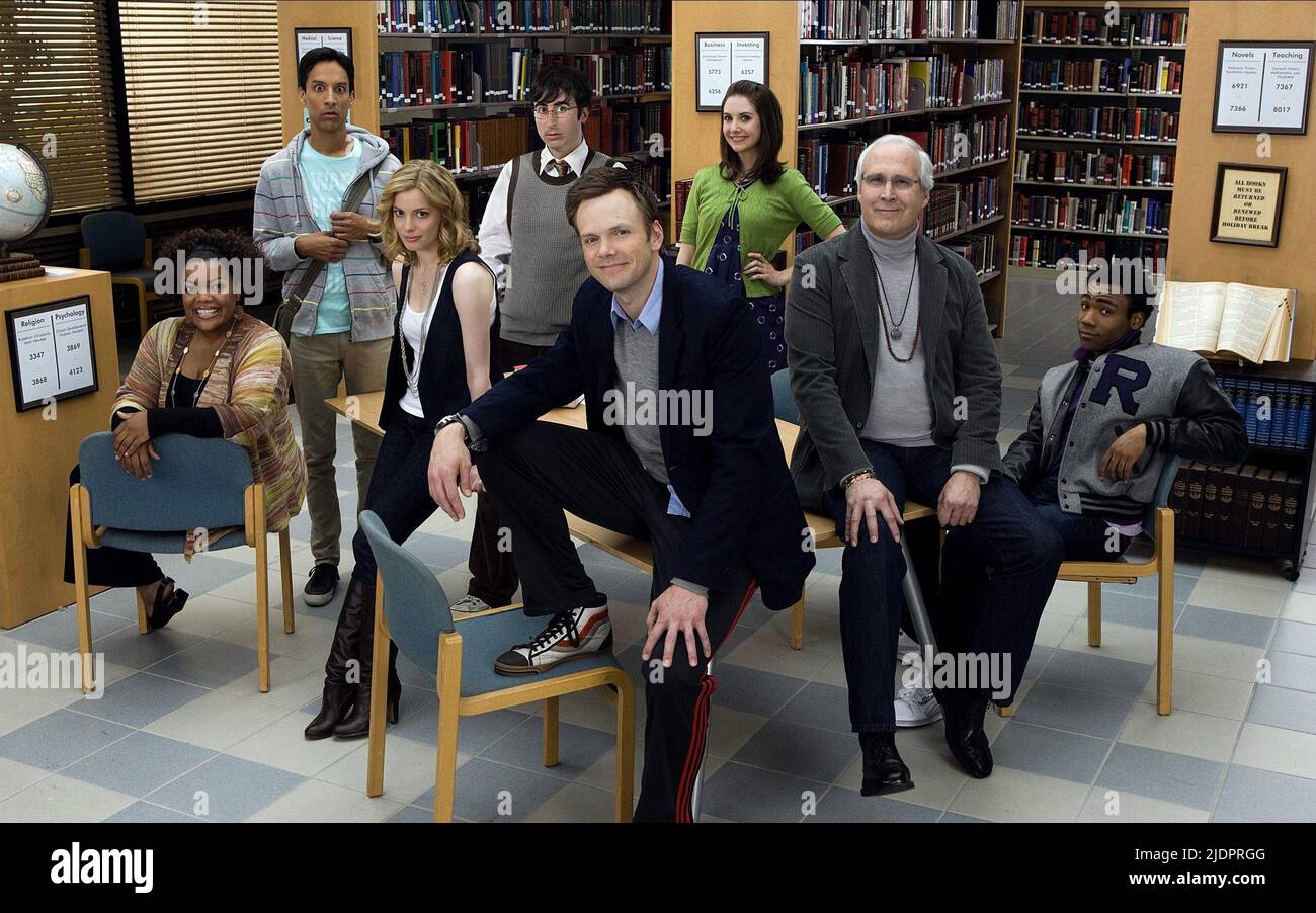 BROWN,PUDI,JACOBS,MCHALE,BRIE,CHASE,GLOVER, COMMUNITY, 2009, Foto Stock