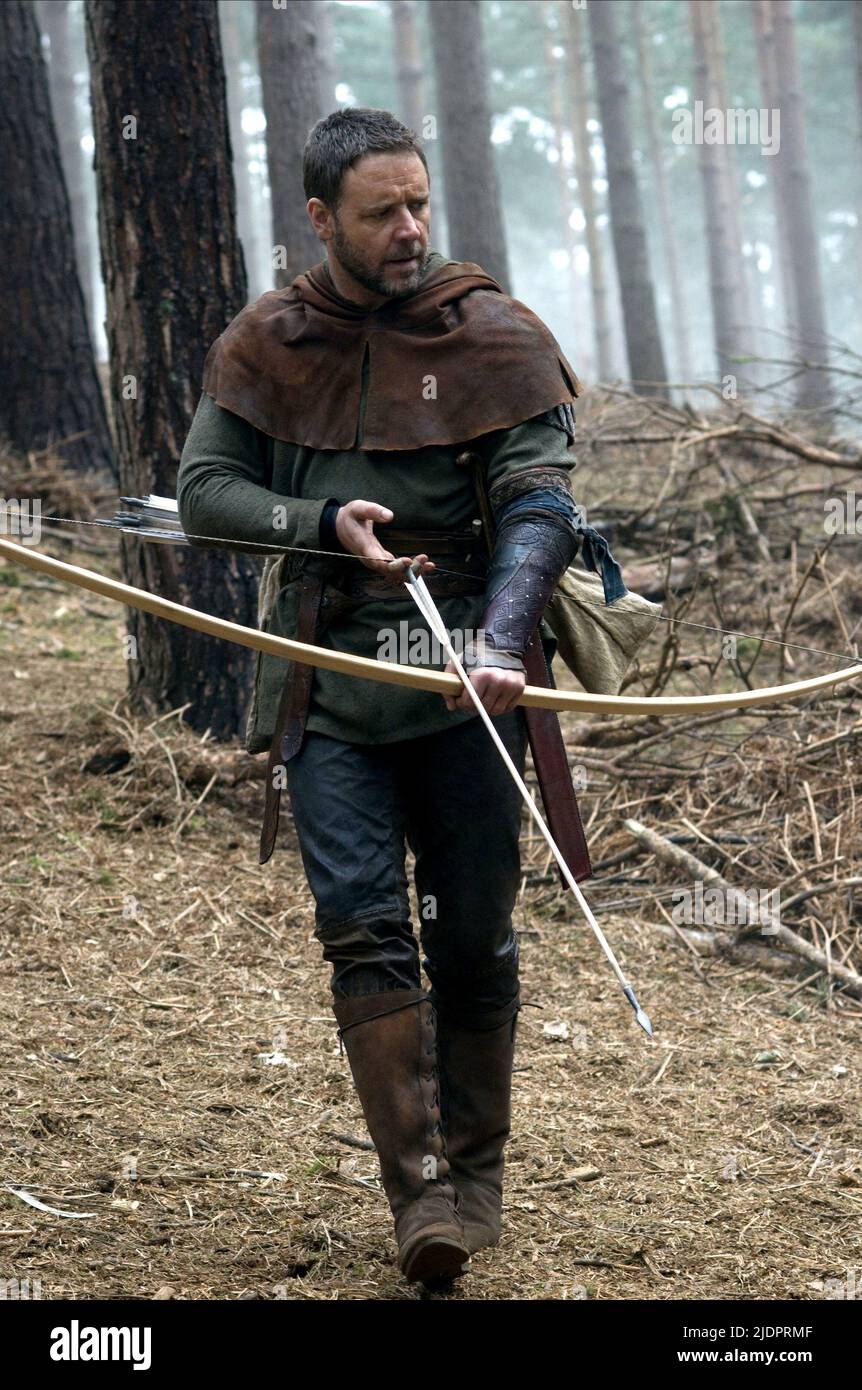 RUSSELL CROWE, ROBIN HOOD, 2010, Foto Stock