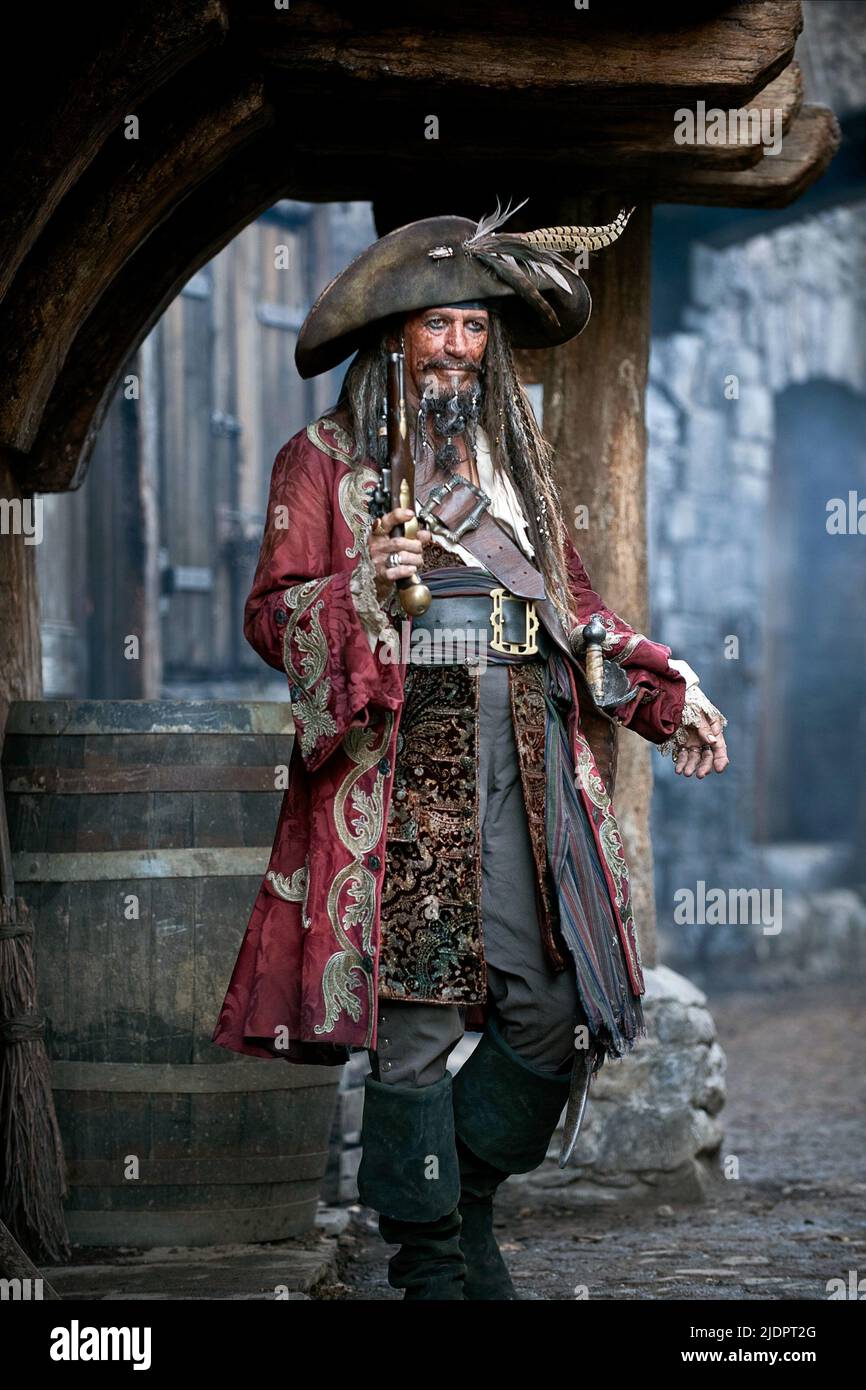 KEITH RICHARDS, PIRATI DEI CARAIBI: SULLE MAREE ESTRANEE, 2011, Foto Stock