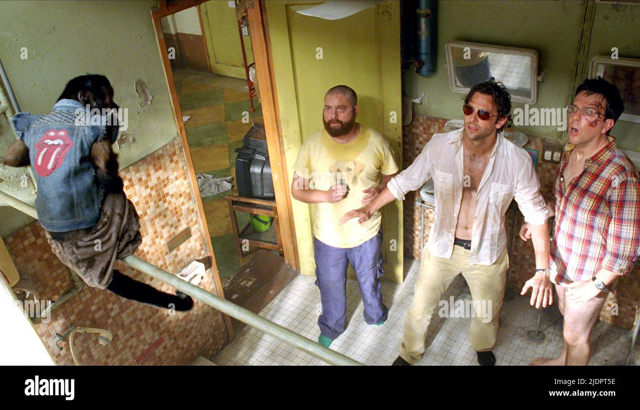 GALIFIANAKIS, COOPER, HELMS, THE HANGOVER PARTE II, 2011, Foto Stock