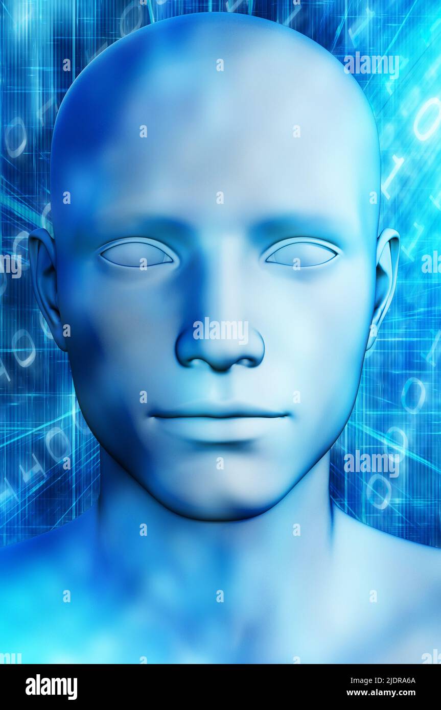 Ai - intelligenza artificiale come concetto android Foto Stock