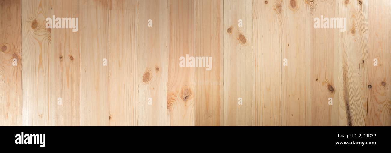 Panorama parete in legno con bella vintage naturale colore legno texture sfondo Foto Stock