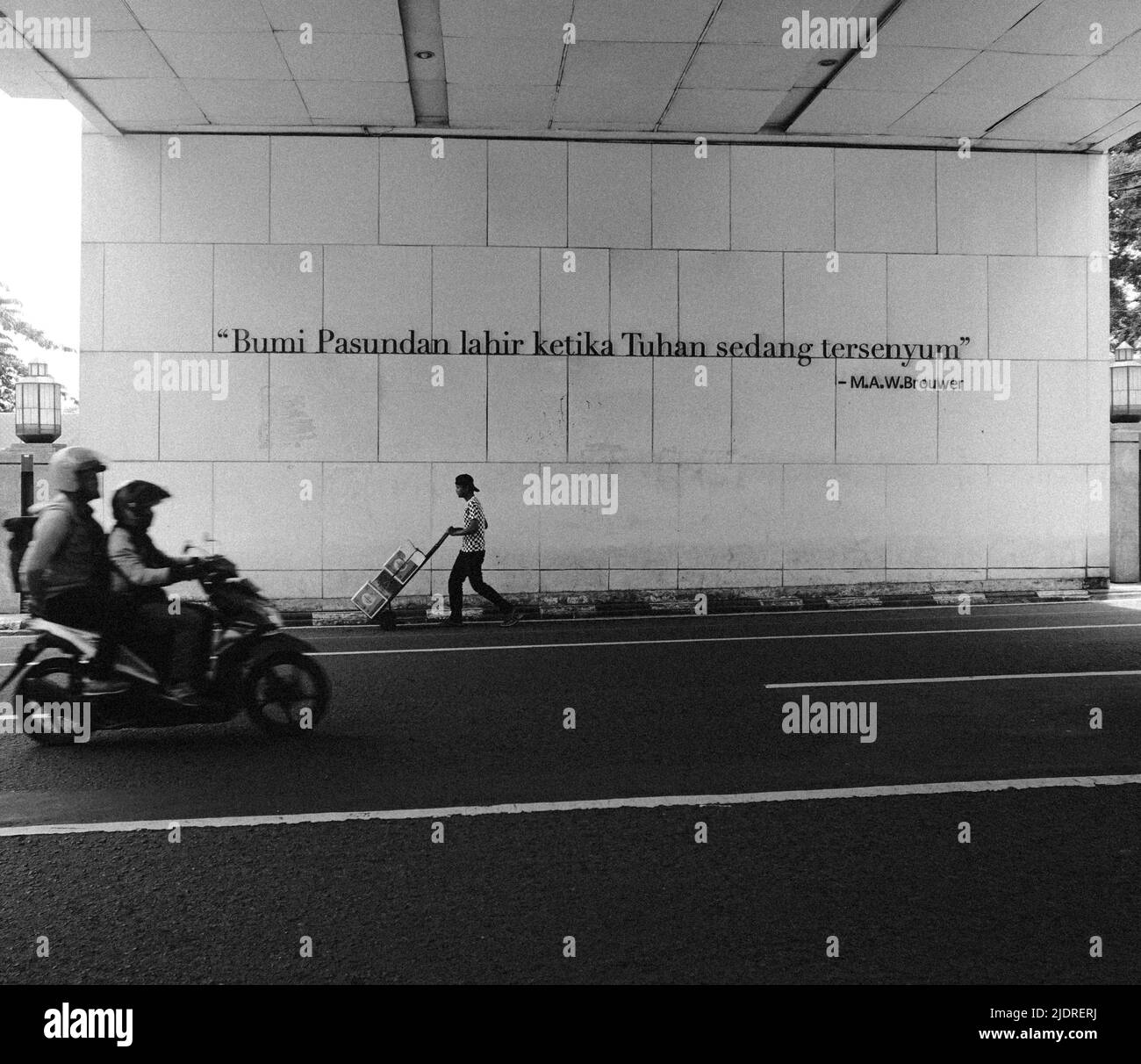 Asia Afrika Street Bandung Foto Stock