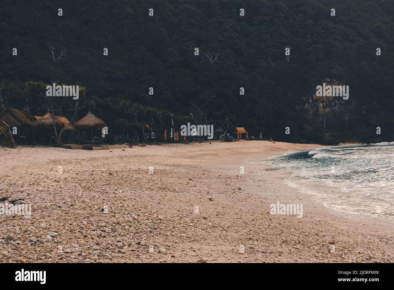 Atuh Beach è un paradiso nascosto a Nusa Penida Island, Bali Foto Stock