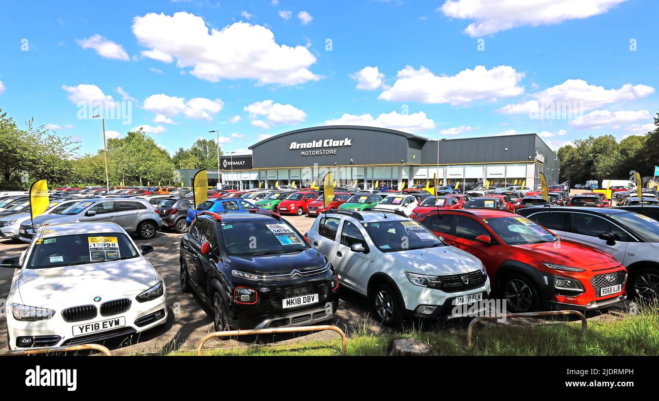 Arnold Clarke Store, Warrington - Gemini Retail Park, 610 Europa Blvd, Westbrook, Warrington, Cheshire, INGHILTERRA, REGNO UNITO, WA5 7TT Foto Stock