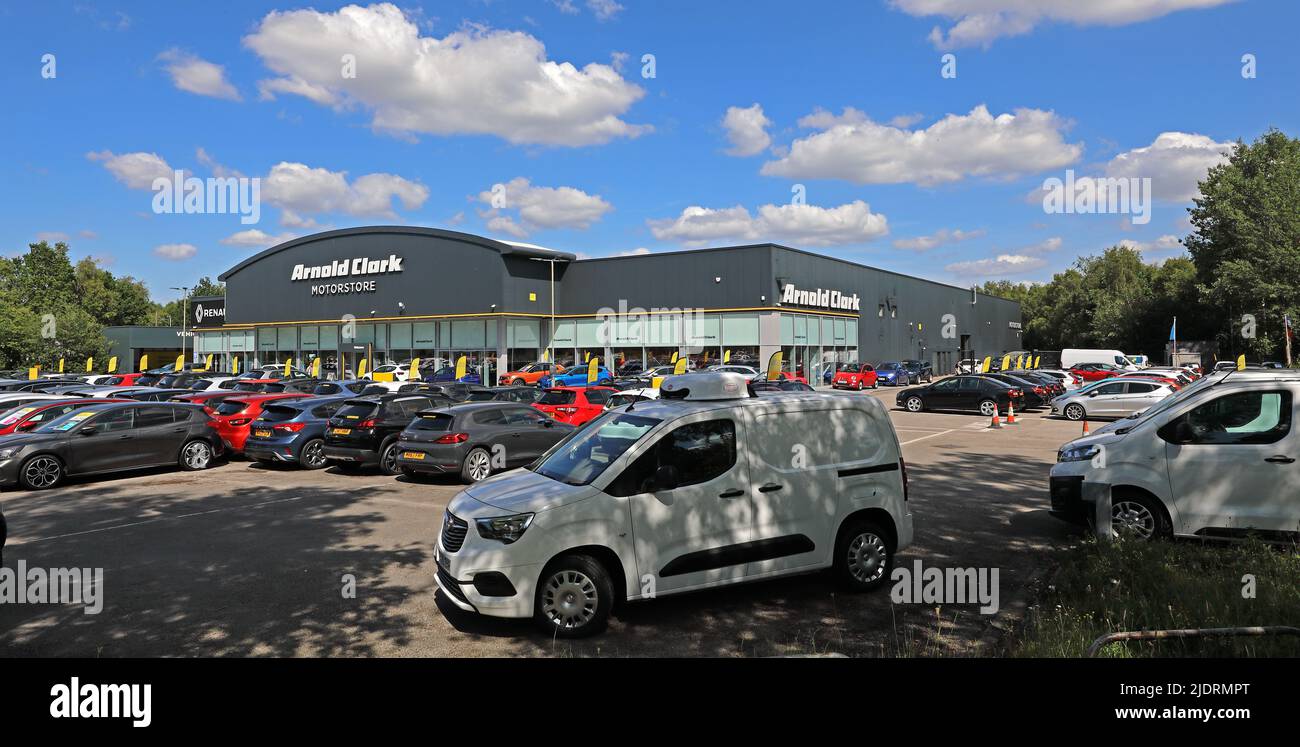 Arnold Clarke Store, Warrington - Gemini Retail Park, 610 Europa Blvd, Westbrook, Warrington, Cheshire, INGHILTERRA, REGNO UNITO, WA5 7TT Foto Stock