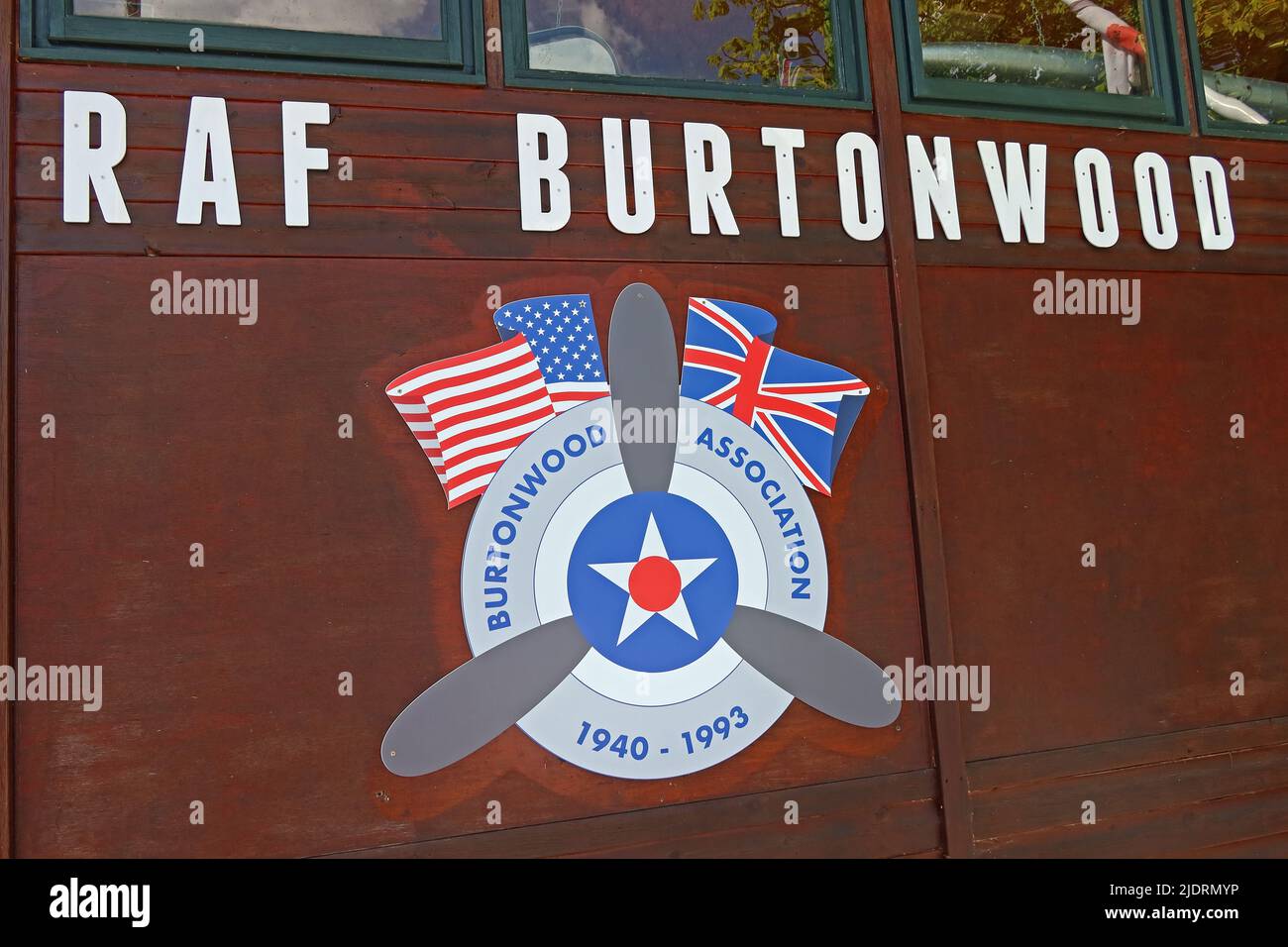 RAF Burtonwood Heritage Center, Gulliver's World, Shackleton Cl, Old Hall, Warrington, Cheshire, Inghilterra, Regno Unito, WA5 9YZ Foto Stock