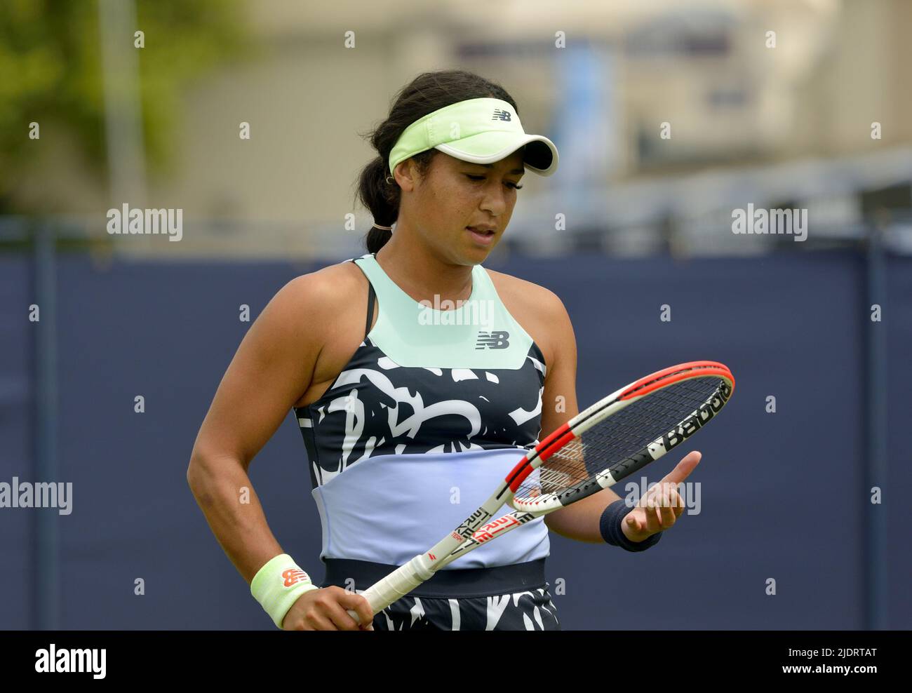 Heather Watson (GB) in qualifica al Rothsay International, Devonshire Park, Eastbourne, 18th giugno 2022 Foto Stock