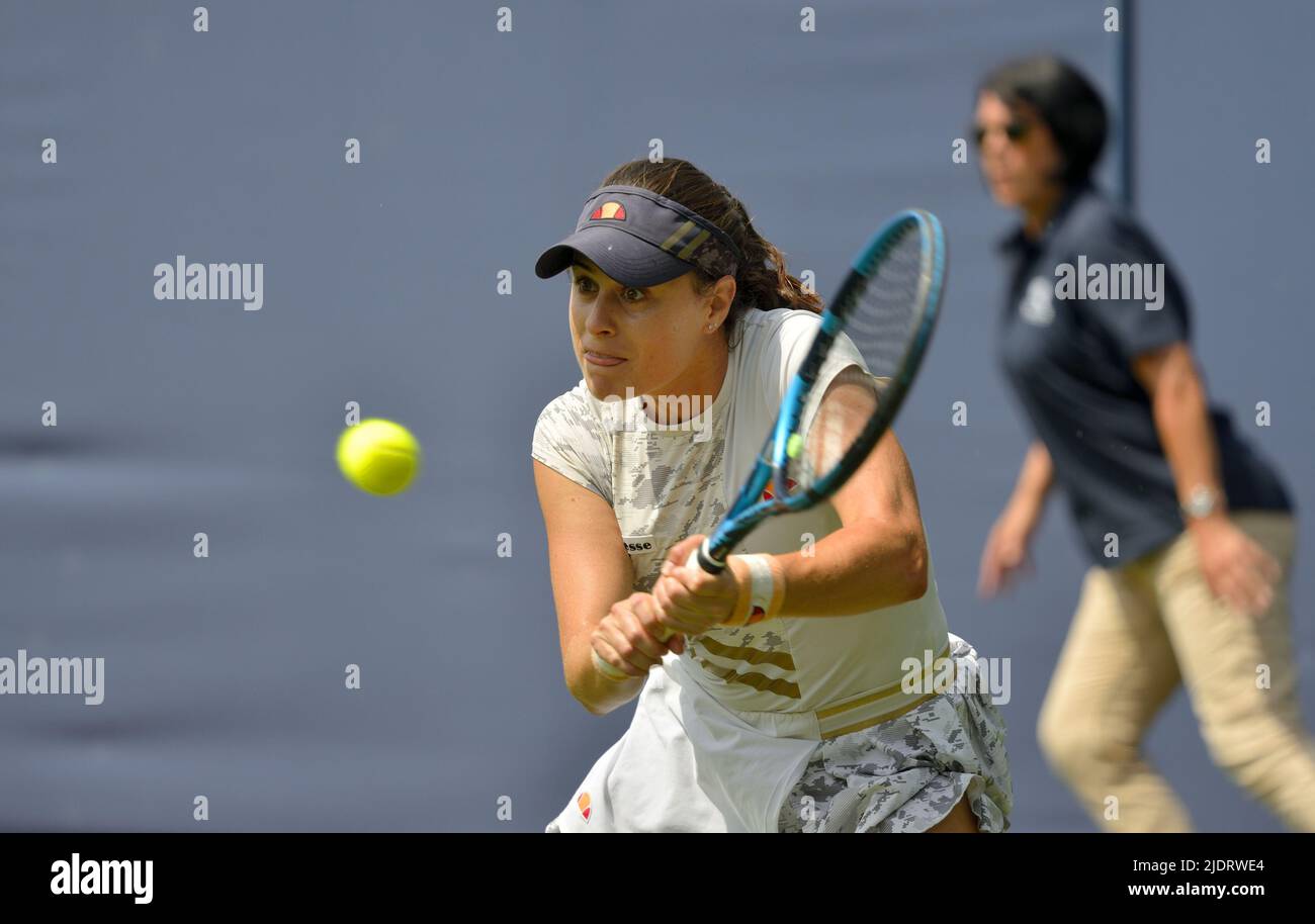 Kimberly Birrell (Australia) in qualifica al Rothsay International, Devonshire Park, Eastbourne, 18th giugno 2022 Foto Stock