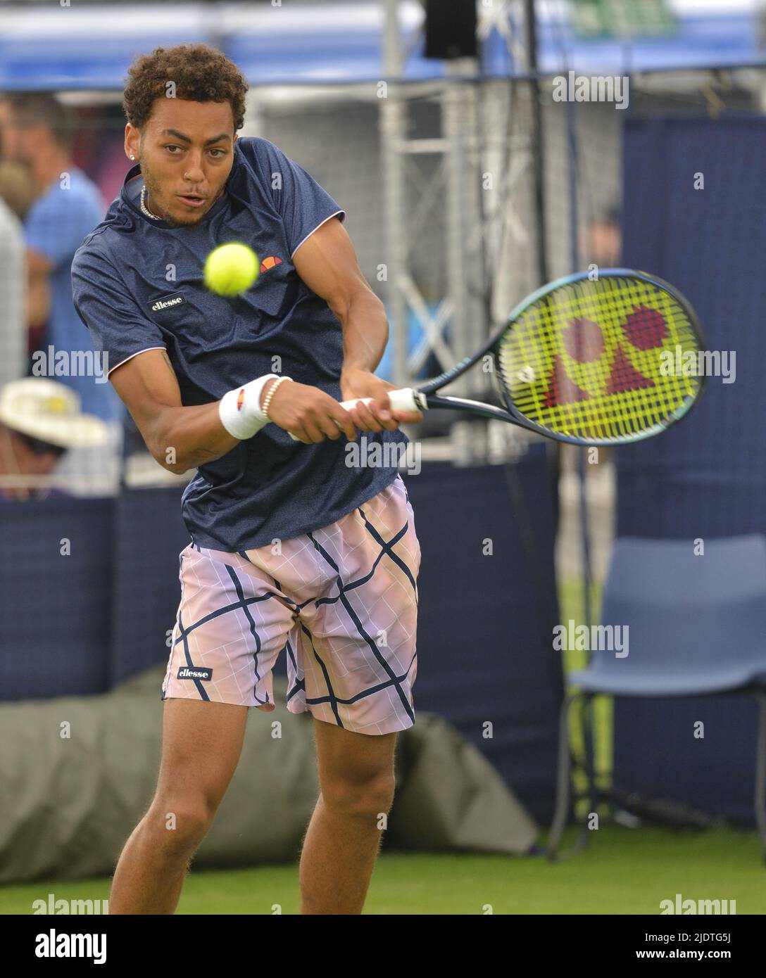 Paul Jubb (GB) in qualifica al Rothsay International, Devonshire Park, Eastbourne, 18th giugno 2022 Foto Stock