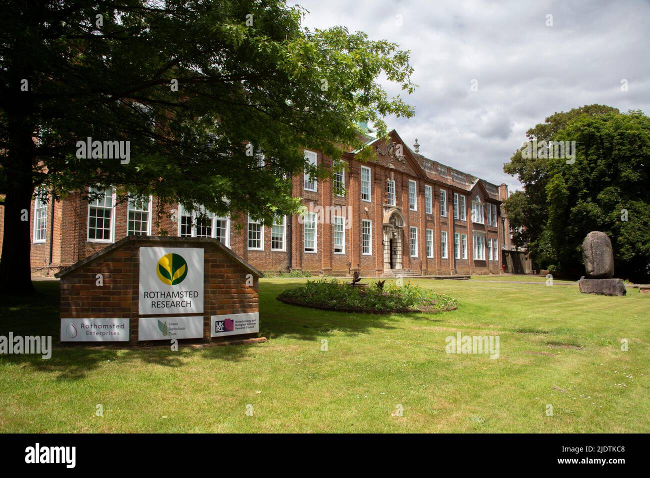 Il Russell Building, nel campus Rothamsted Research di Harpenden, Hertfordshire Foto Stock