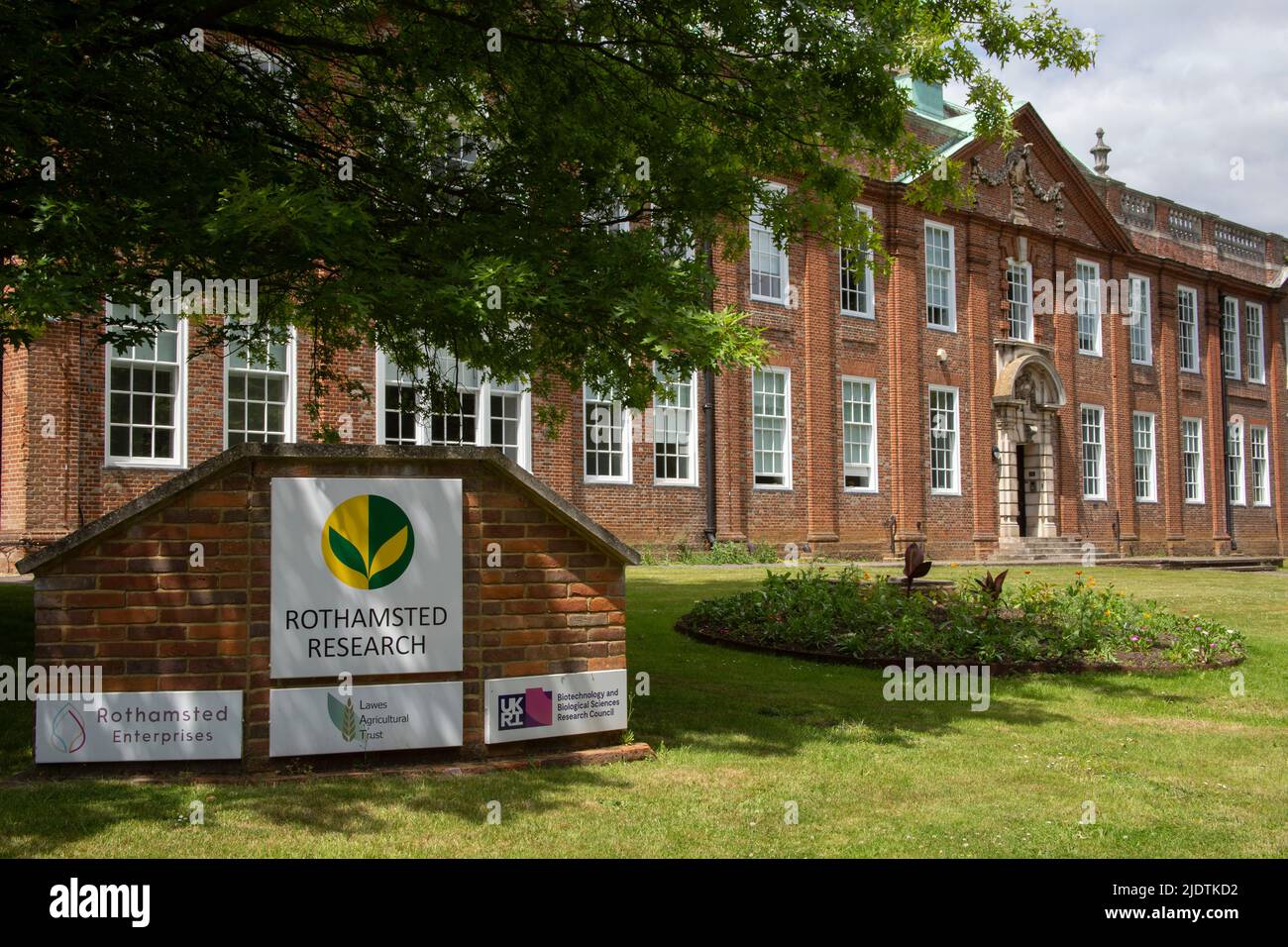 Il Russell Building, nel campus Rothamsted Research di Harpenden, Hertfordshire Foto Stock