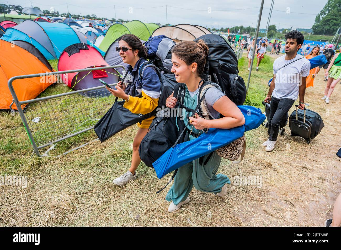 Glastonbury, Regno Unito. 23rd giugno 2022. Il Glastonbury Festival 50th 2022, Worthy Farm. Glastonbury, Credit: Guy Bell/Alamy Live News Foto Stock