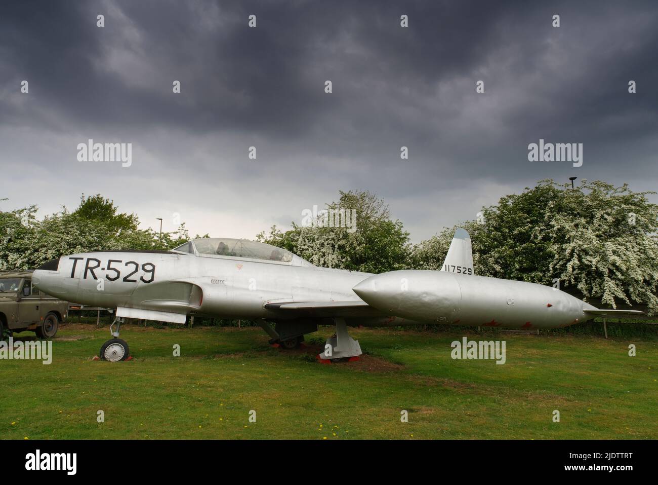 Lockheed T-33 Shooting Star, Midland Air Museum, Coventry, Foto Stock