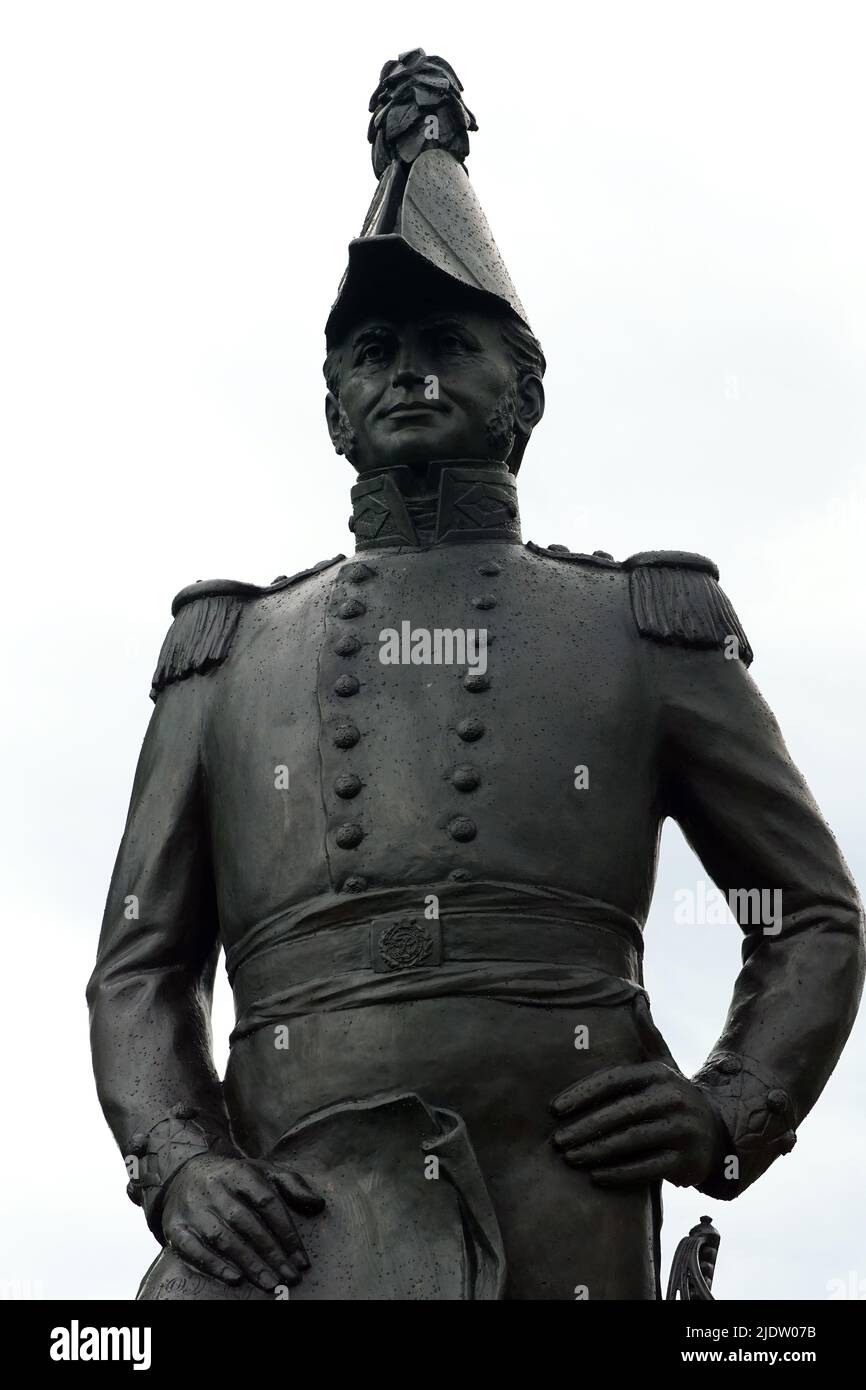 La statua di Joseph-Émile Brunet del tenente-colonnello John in Major's Hill Park, Ottawa, provincia dell'Ontario, Canada, Nord America Foto Stock