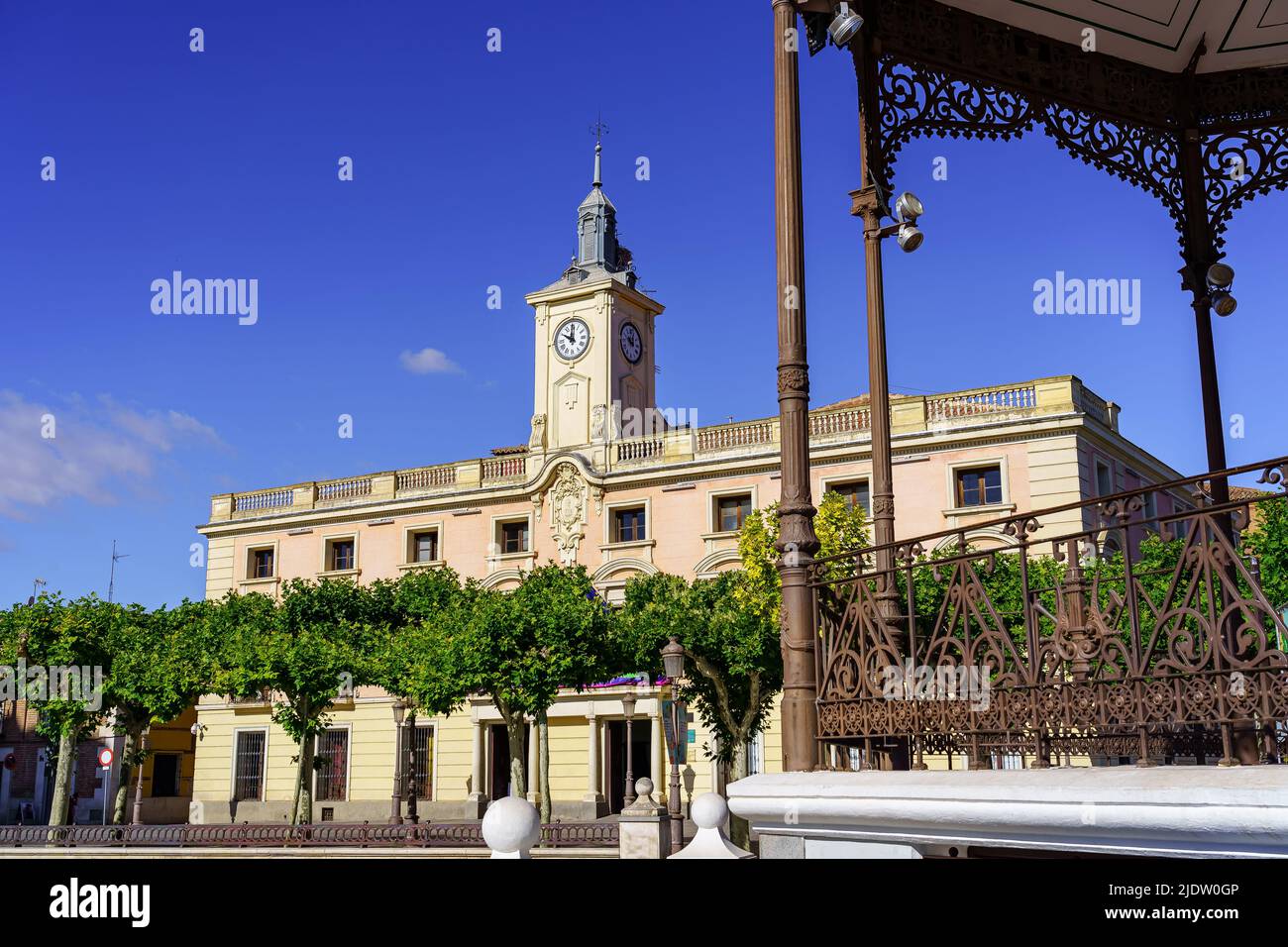 Consiglio comunale della città monumentale di Alcala de Henares a Madrid Foto Stock