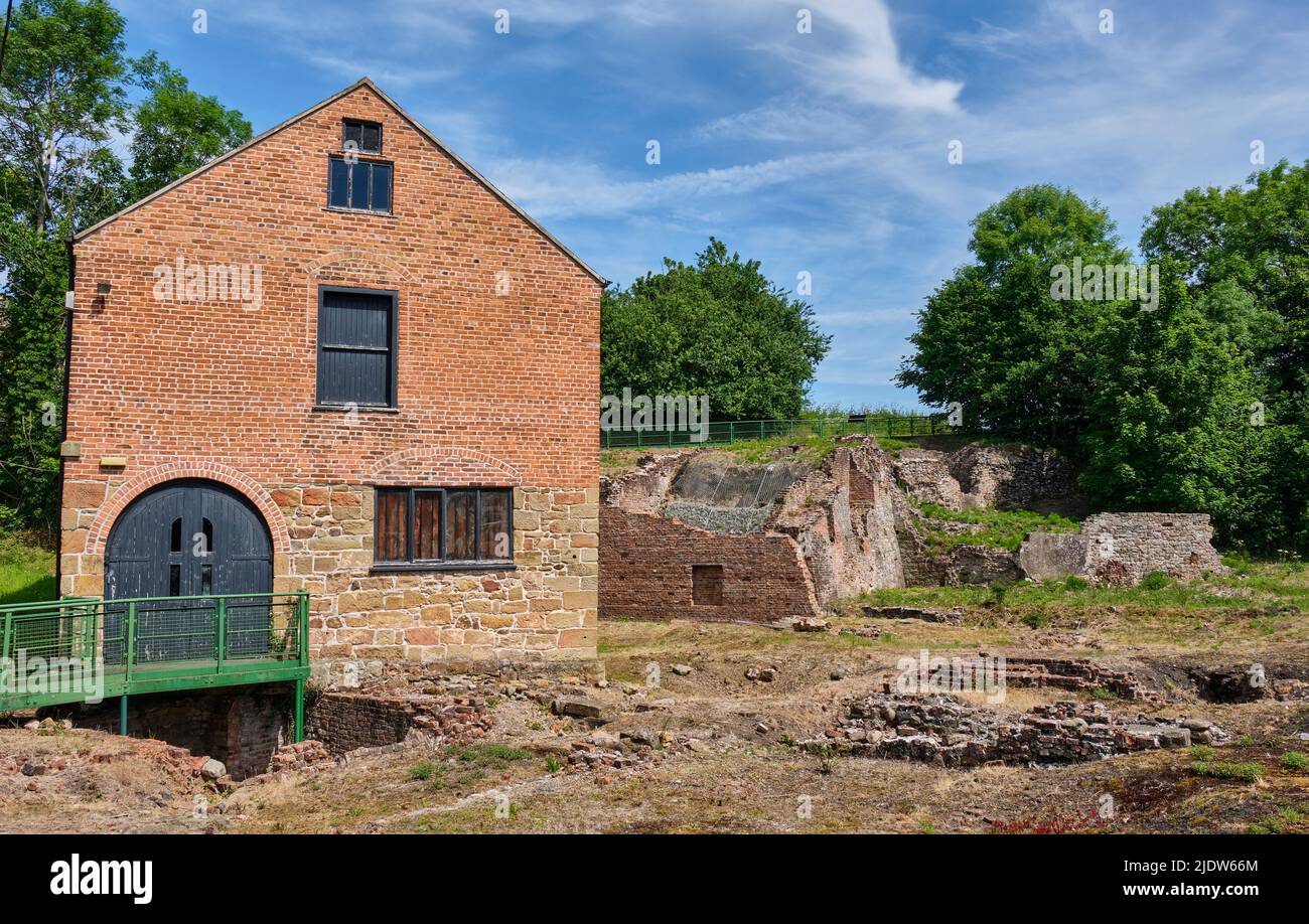 Bersham Ironworks, Bersham, Wrexham, Galles Foto Stock