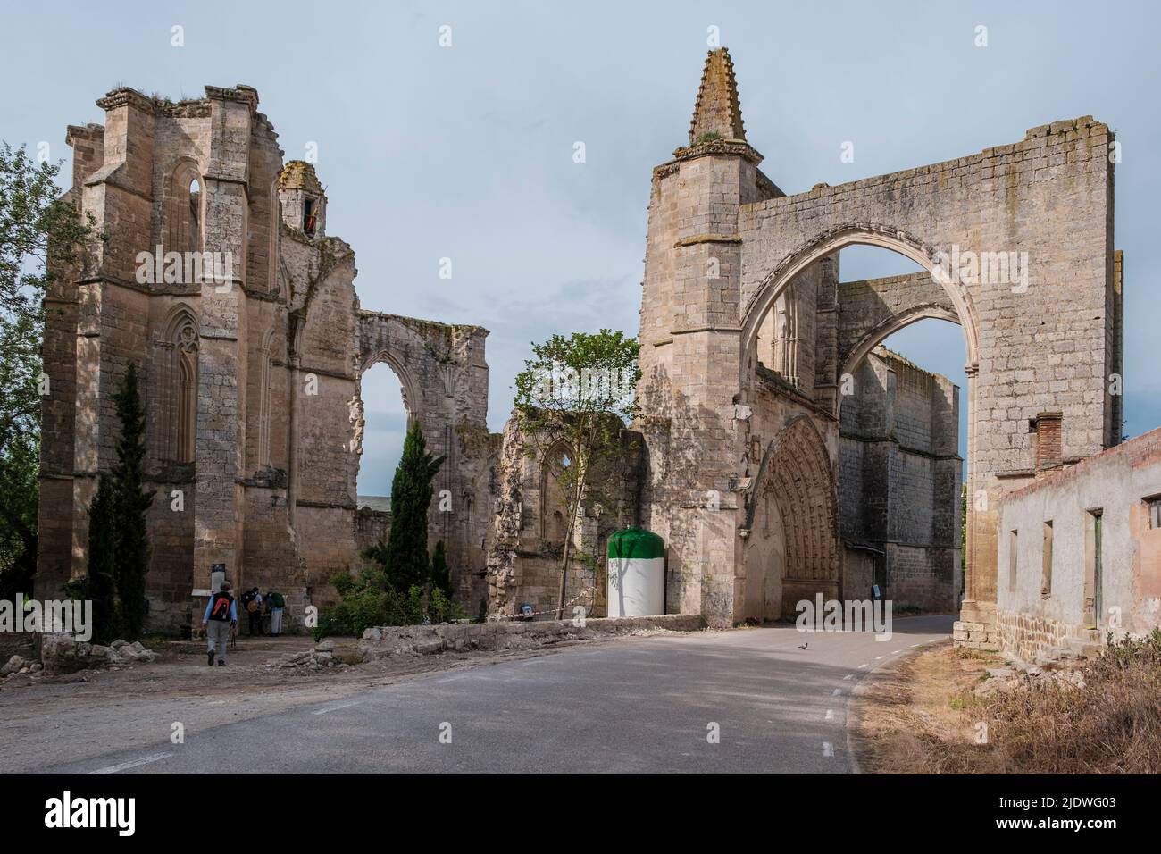 Spagna, rovine del monastero di San Anton Abad. Castilla y Leon. Foto Stock