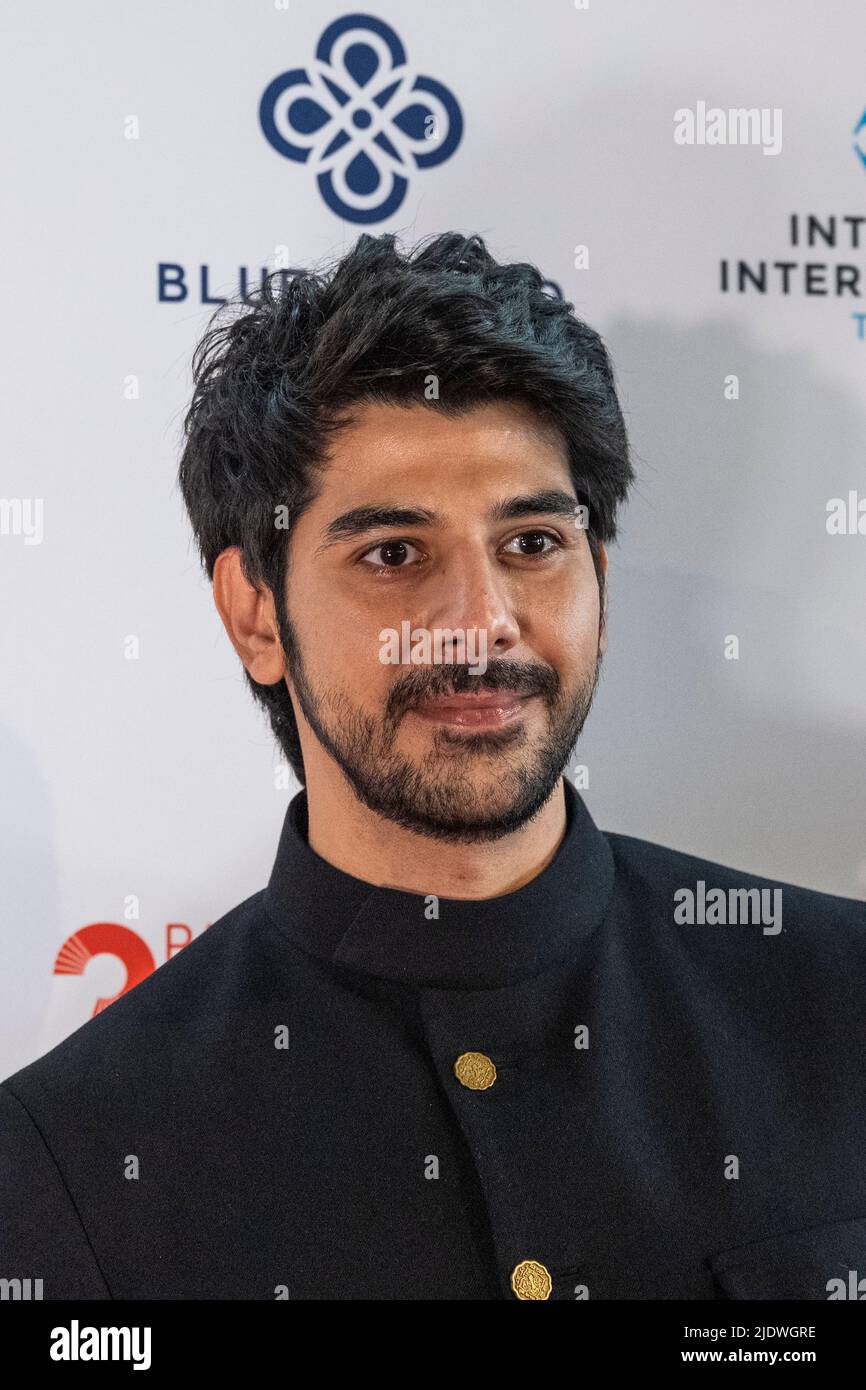 Londra, Regno Unito. 23 giugno 2022. Pavail Gulati, attore di Dobaaraa, partecipa alla prima mondiale del film Dobaaraa e al gala di apertura del London Indian Film Festival presso la BFI Southbank. Credit: Stephen Chung / Alamy Live News Foto Stock