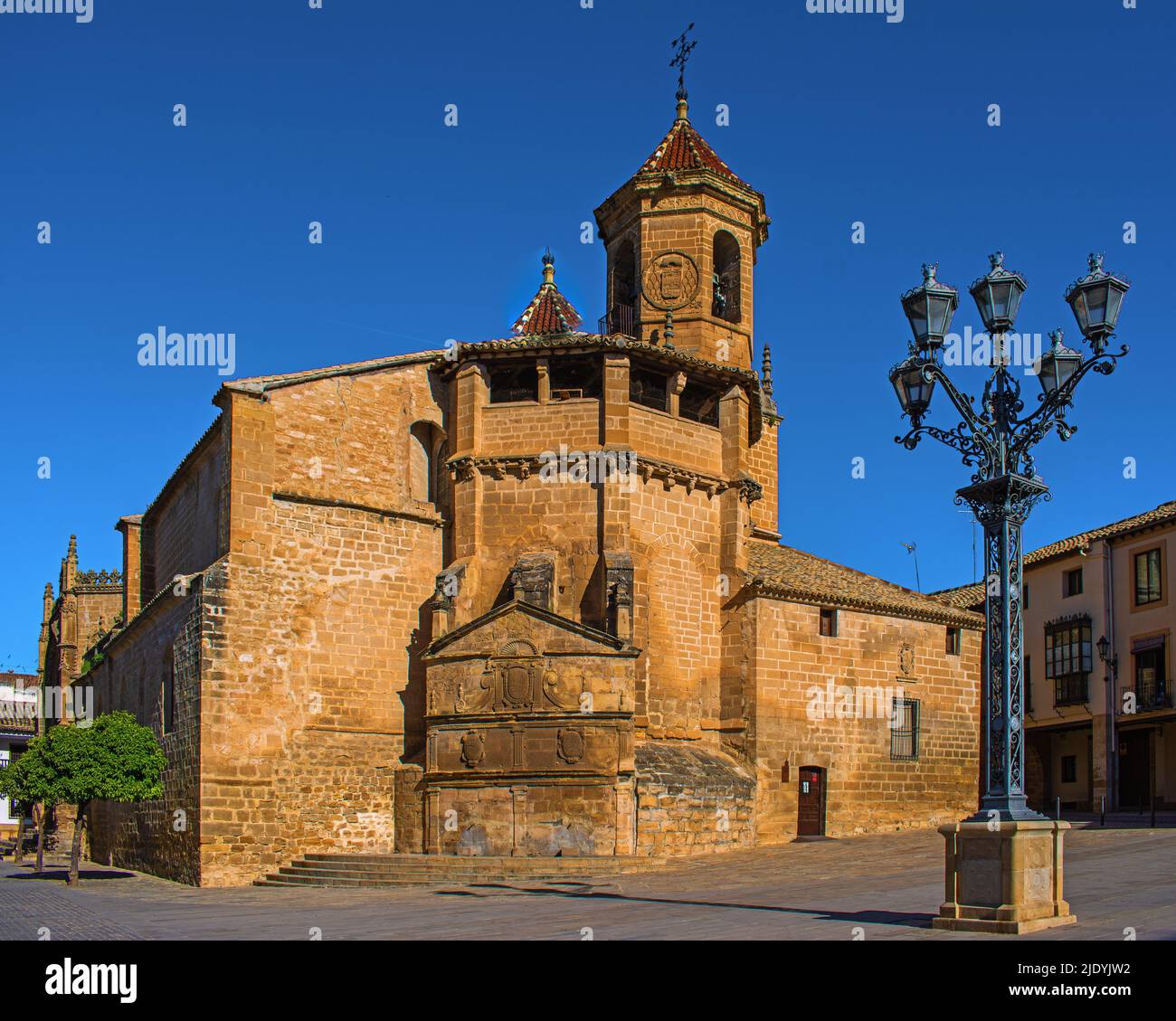 Úbeda, Jaén, Spagna. 16th secolo abside fine della chiesa tardo gotica di Iglesia de San Pablo. Foto Stock