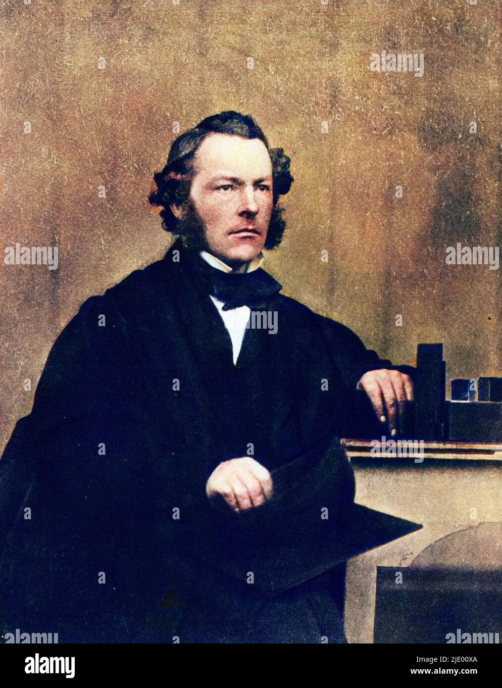 Sir George Gabriel Stokes fisico e matematico inglese irlandese - portrait de sir George Gabriel Stokes (1819-1903), matematico et fisico britannico. Foto Stock