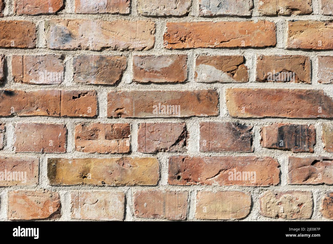 texture di mattoni marroni muro Foto Stock