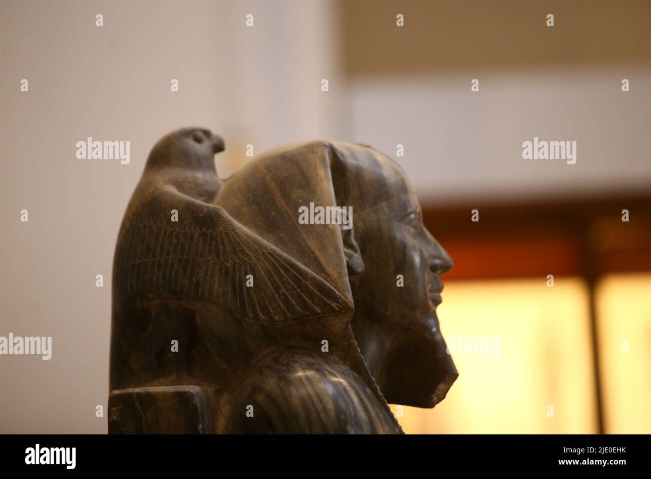Pezzi del Museo Egizio Foto Stock