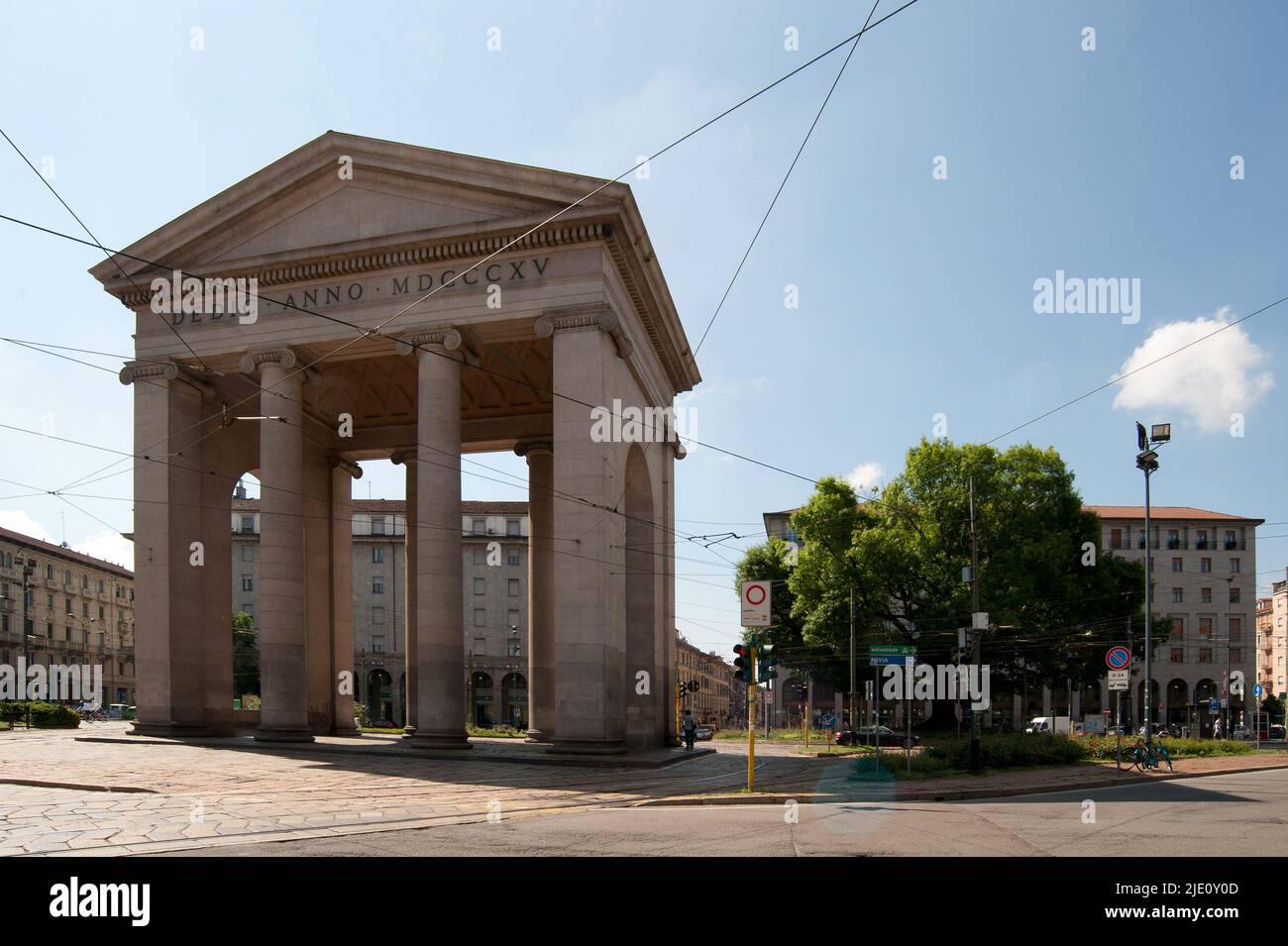 Milano, Piazza XXIV Maggio, porta Ticinese. Foto Stock