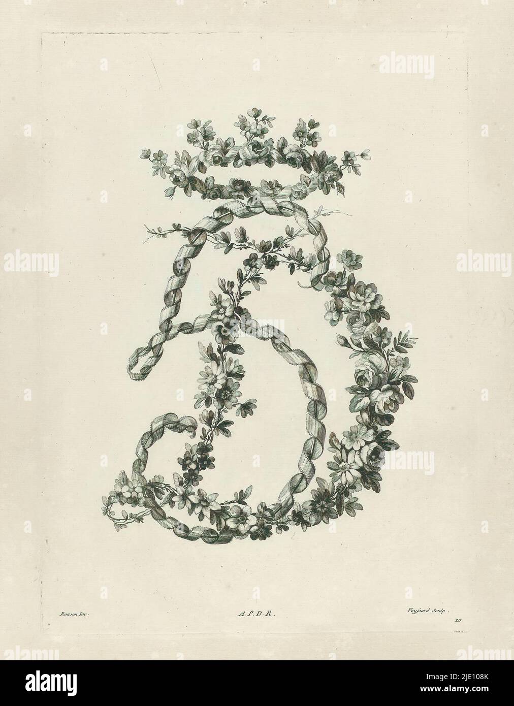 Floreale decorativo lettere immagini e fotografie stock ad alta risoluzione  - Alamy
