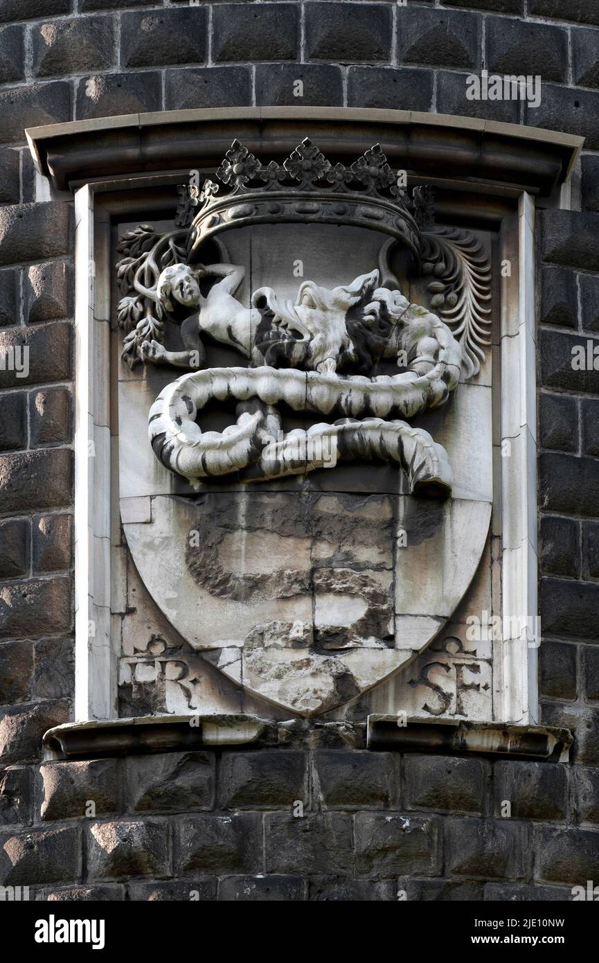 Milano, Castello Sforzesco. Foto Stock