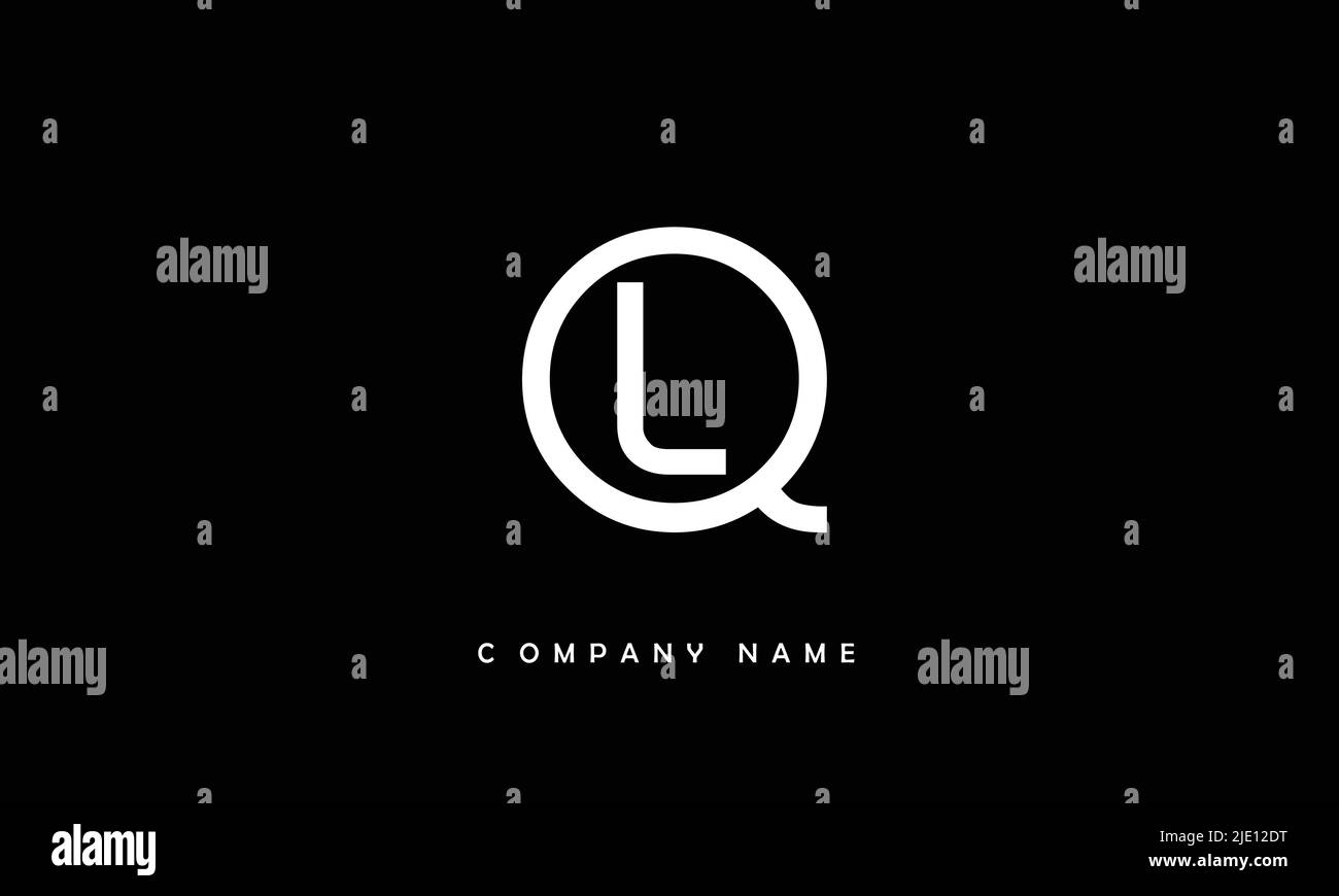LQ, QL alfabeti lettere Logo Monogramma Illustrazione Vettoriale