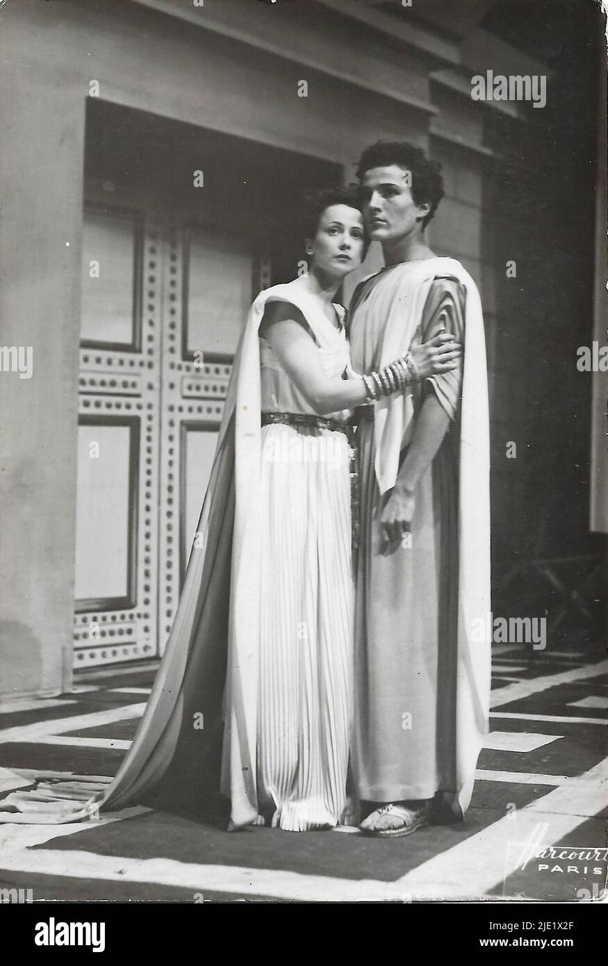 Ritratto di Georges Marchal in Iphigénie en Tauride (1942) - teatro francese di epoca classica Foto Stock