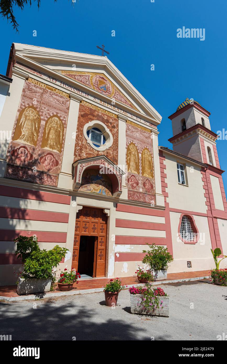 È uno dei conventi più importanti di Teano, anche perché all'interno dell'edificio si trovano i resti del santo che è la Coopatrona di Teano, Foto Stock